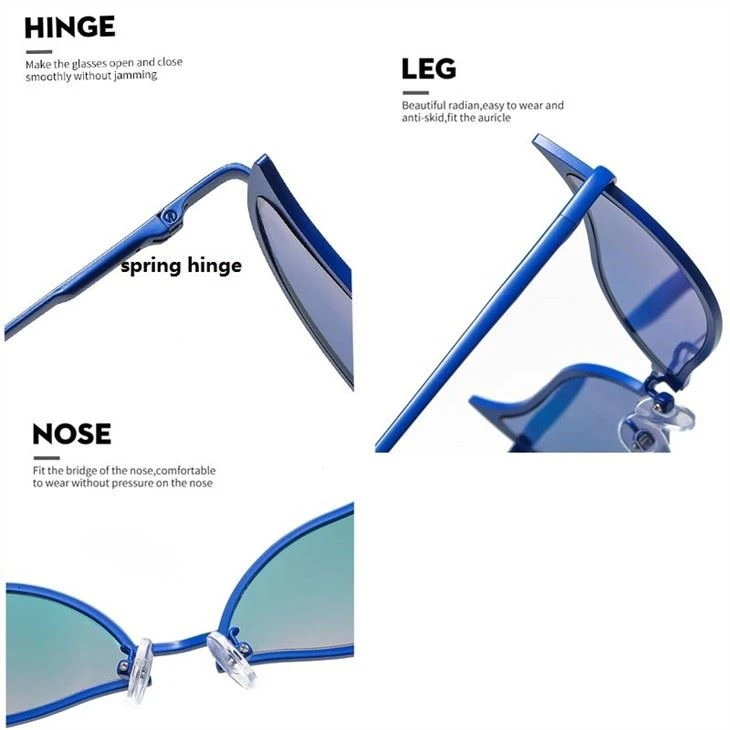 Sexy Retro Mirror Cat Eye Sunglasses