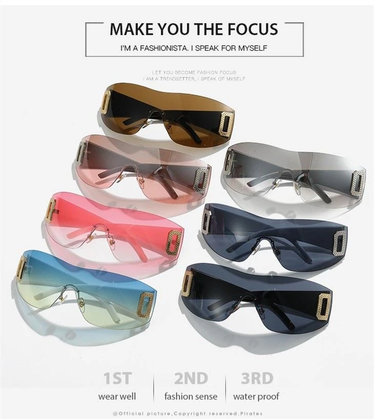 Y2k Rimless Sunglasses